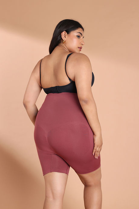 Zivame All Day Seamless Highwaist Thigh Shaper - Wild Ginger — image 10